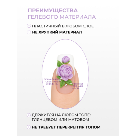 Купить гель-пластилин для лепки на ногтях P-36 Pastel Viola PLASTILINE Nail Club