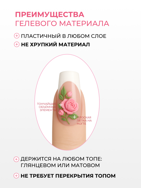 Купить гель-пластилин для лепки на ногтях P-39 Pink Party PLASTILINE Nail Club