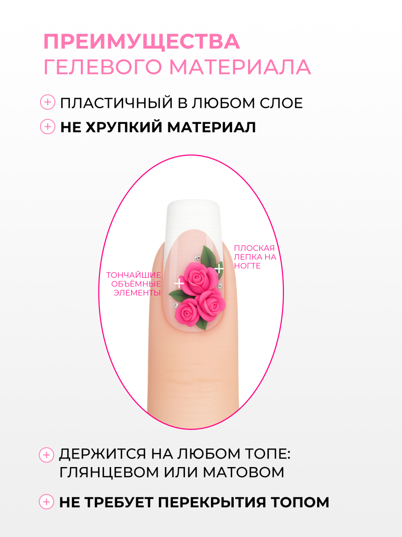 Купить гель-пластилин для лепки на ногтях P-40 Barbie Family PLASTILINE Nail Club