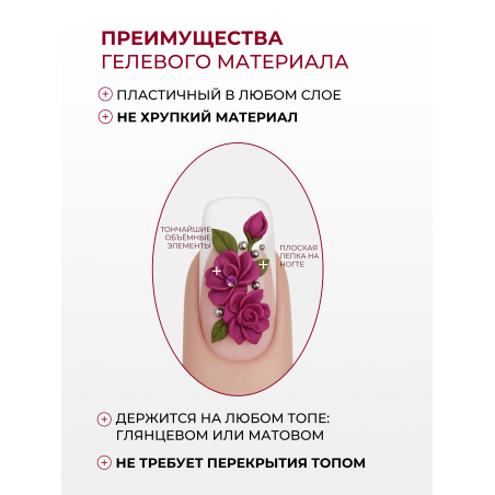 Купить гель-пластилин для лепки на ногтях P-54 Velvet Plum PLASTILINE Nail Club