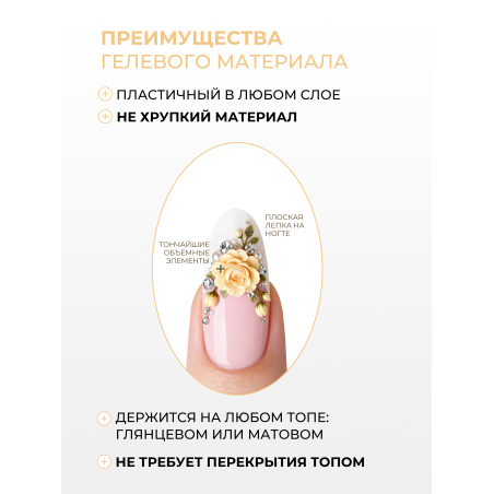 Купить гель-пластилин для лепки на ногтях P-61 Sun Day PLASTILINE Nail Club