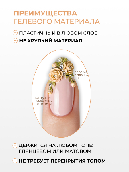 Купить гель-пластилин для лепки на ногтях P-62 Muffin PLASTILINE Nail Club