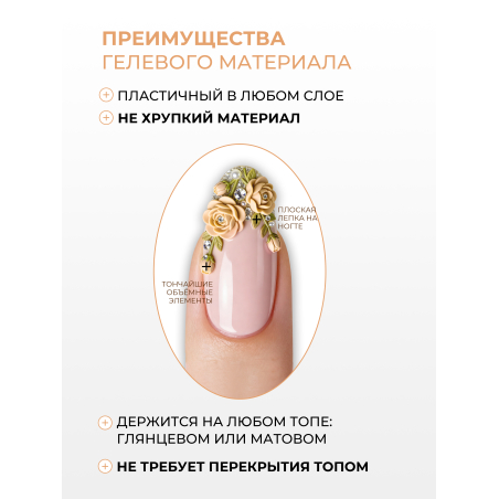 Купить гель-пластилин для лепки на ногтях P-62 Muffin PLASTILINE Nail Club