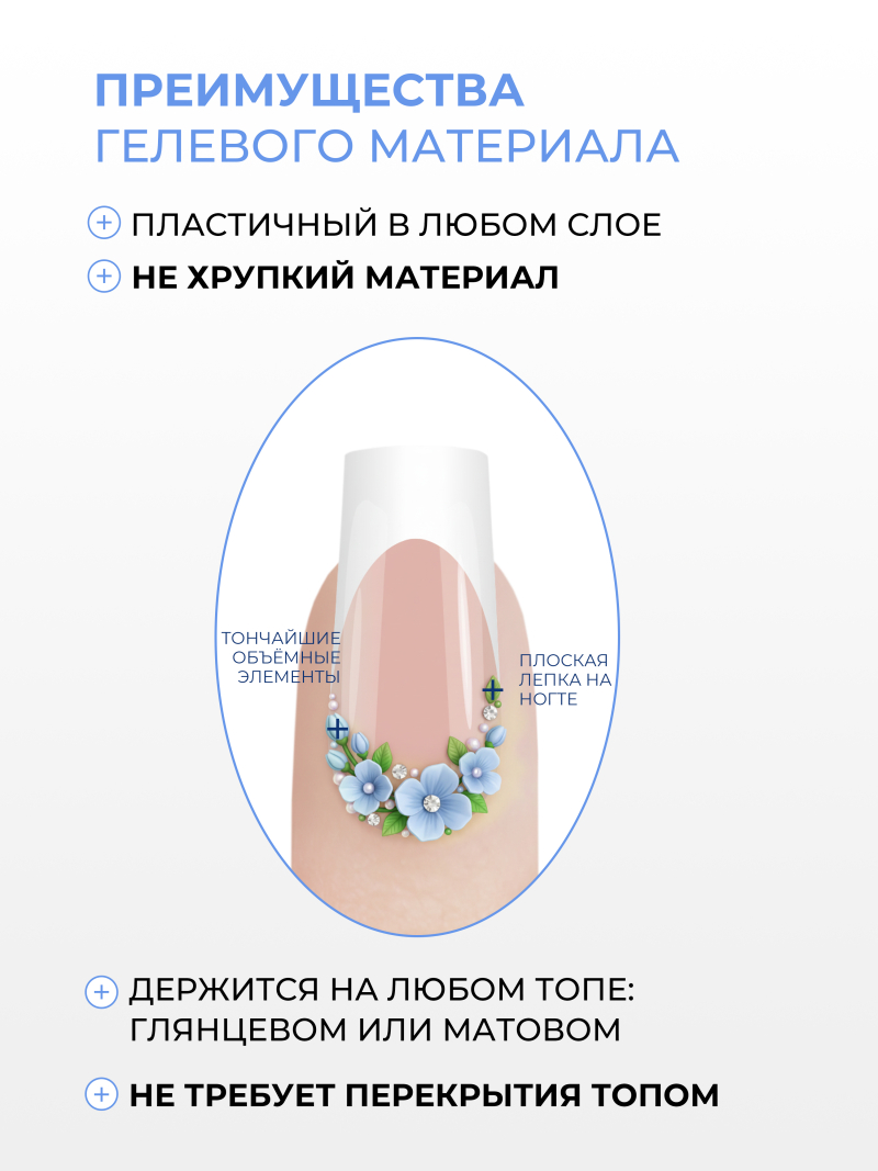 Купить гель-пластилин для лепки на ногтях P-80 Vasilek PLASTILINE Nail Club