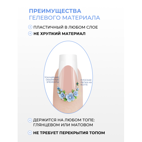 Купить гель-пластилин для лепки на ногтях P-80 Vasilek PLASTILINE Nail Club