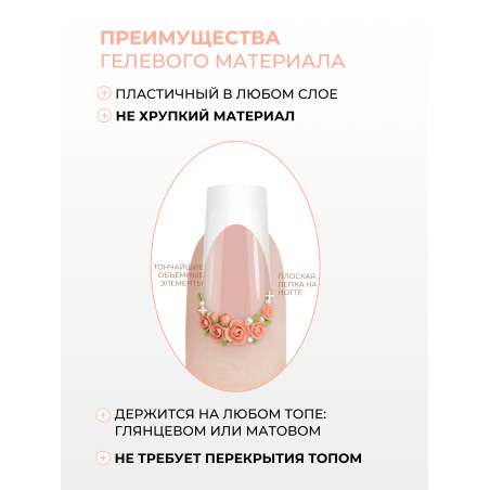 Купить гель-пластилин для лепки на ногтях P-81 Apricot PLASTILINE Nail Club
