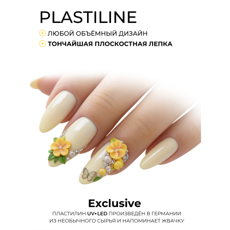 Купить гель-пластилин для лепки на ногтях P-85 Sunny Sunflower PLASTILINE Nail Club