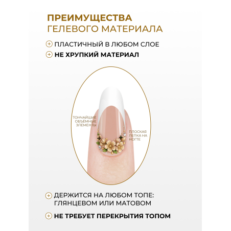 Купить гель-пластилин для лепки на ногтях P-94 Honey Gold PLASTILINE Nail Club