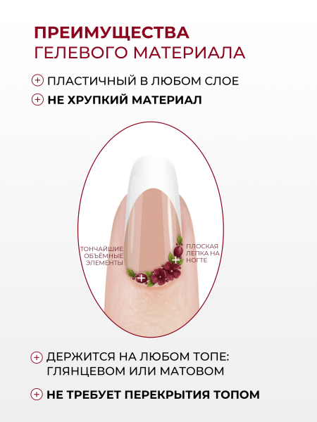 Купить гель-пластилин для лепки на ногтях P-99 Pompadour PLASTILINE Nail Club