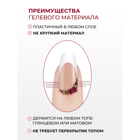 Купить гель-пластилин для лепки на ногтях P-99 Pompadour PLASTILINE Nail Club