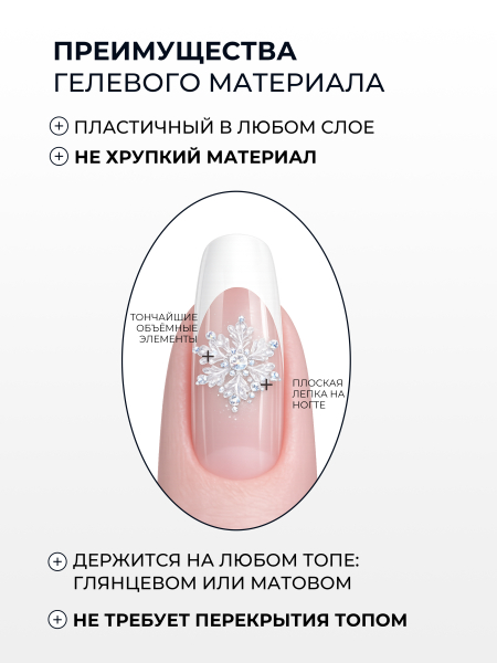 Купить хрустальный гель-пластилин для лепки на ногтях P-100 Ice CRYSTALLINE