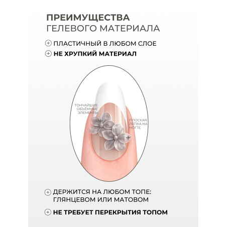 Купить хрустальный гель-пластилин для лепки на ногтях P-102 Bohemia Crystal CRYSTALLINE