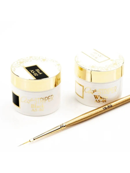 Купить гель-краску для ногтей без липкого слоя AS-01 White