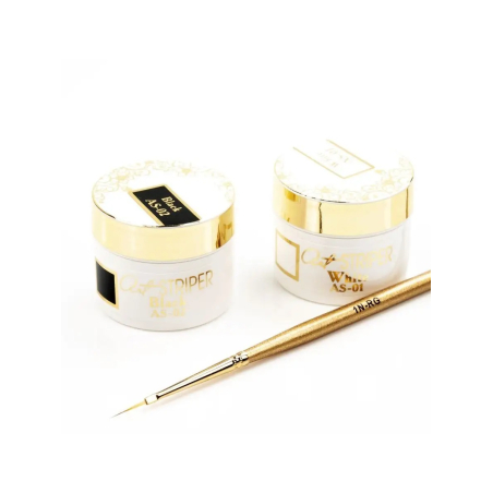 Купить гель-краску для ногтей без липкого слоя AS-02 Black