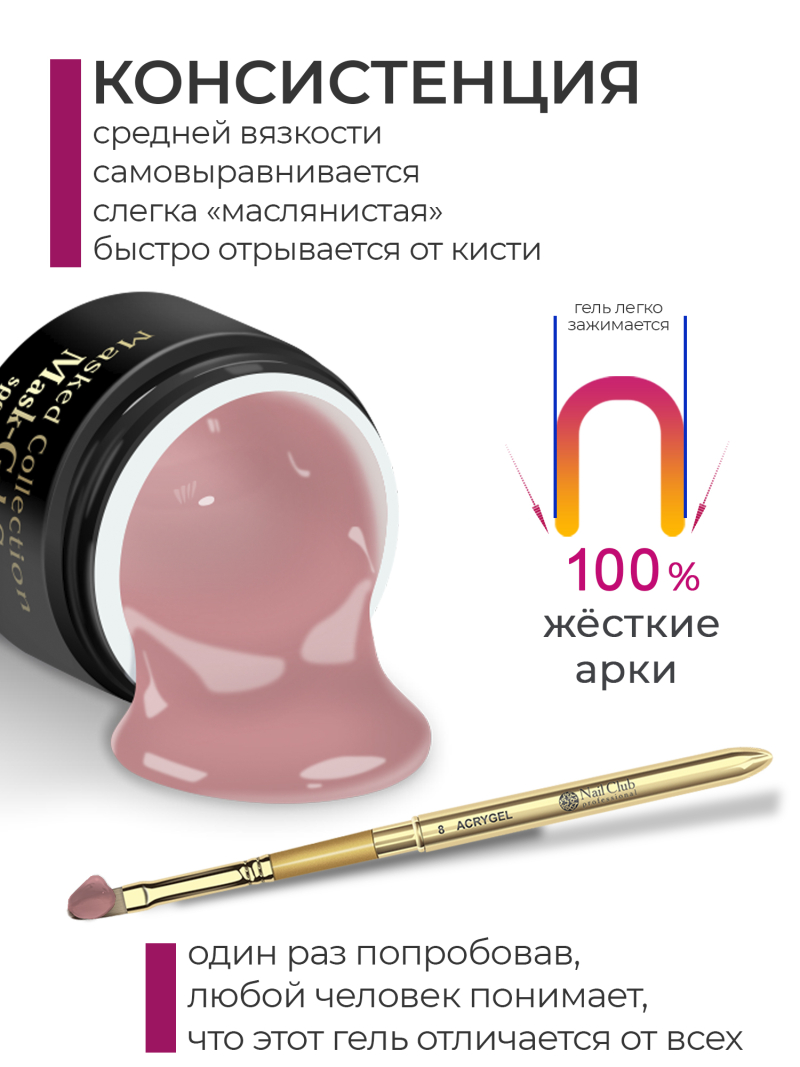 Купить маскирующий гель для ногтей Mask-Gel Specialist (S)