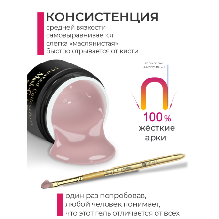 Купить маскирующий гель для ногтей Mask-Gel Expert (E)