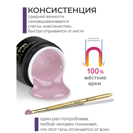 Купить маскирующий гель для ногтей Mask-Gel Universal (U)