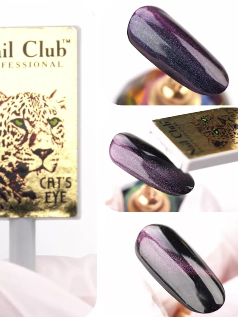 Магнит для пигментов и гель-лаков Cat's Eye с логотипом Nail Club