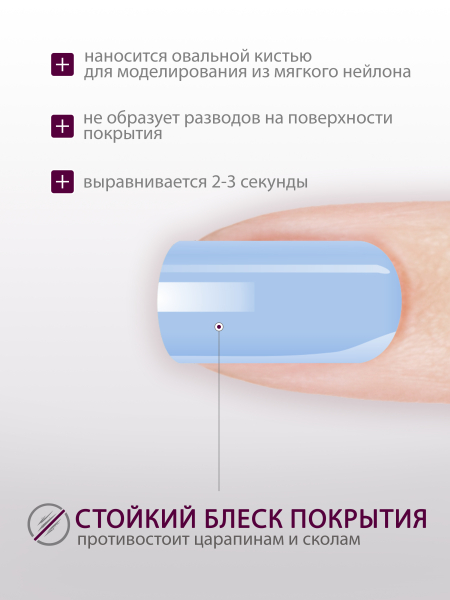 Купить гель-краску для ногтей без липкого слоя GPG-16 Pretty Blue Pastel Glaze Nail Club