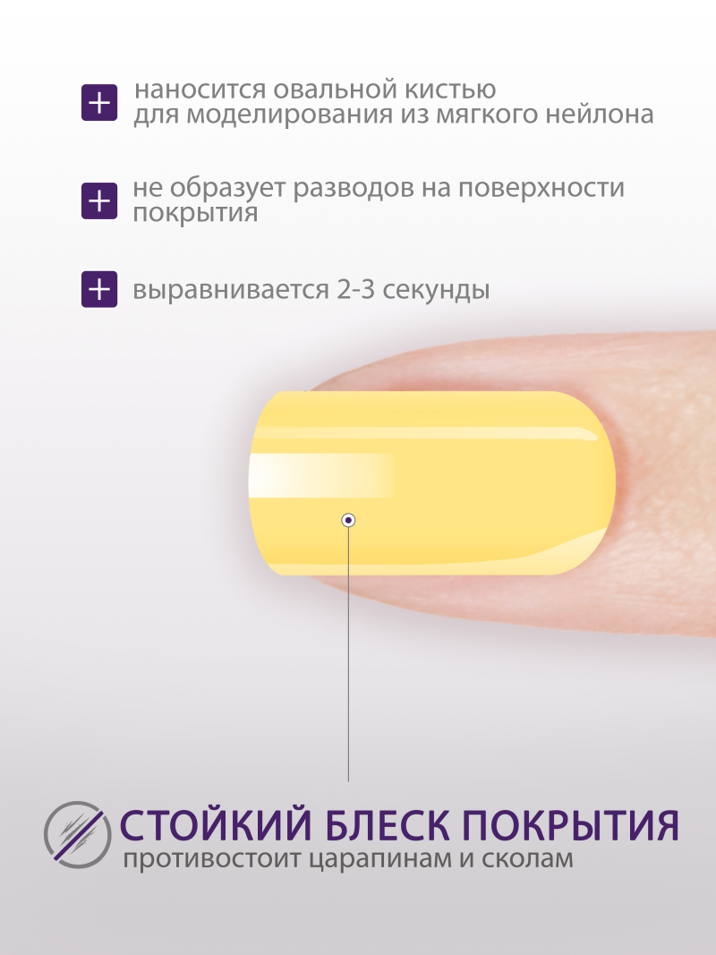 Купить гель-краску для ногтей без липкого слоя GPG-20 Sunny Pastel Glaze Nail Club