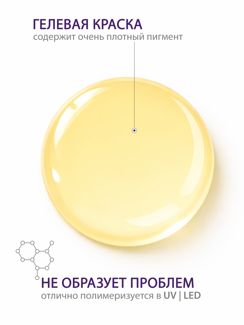 Купить гель-краску для ногтей без липкого слоя GPG-20 Sunny Pastel Glaze Nail Club