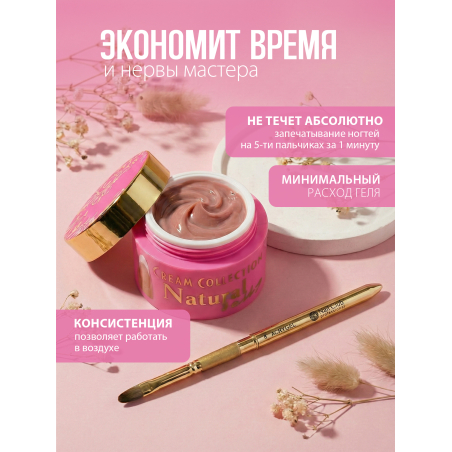 Купить гель-желе для моделирования ногтей CREAM GEL Natural Jelly CREAM COLLECTION