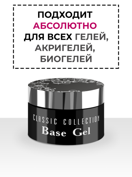 Купить базу для ногтей Base Gel Nail Club в банке