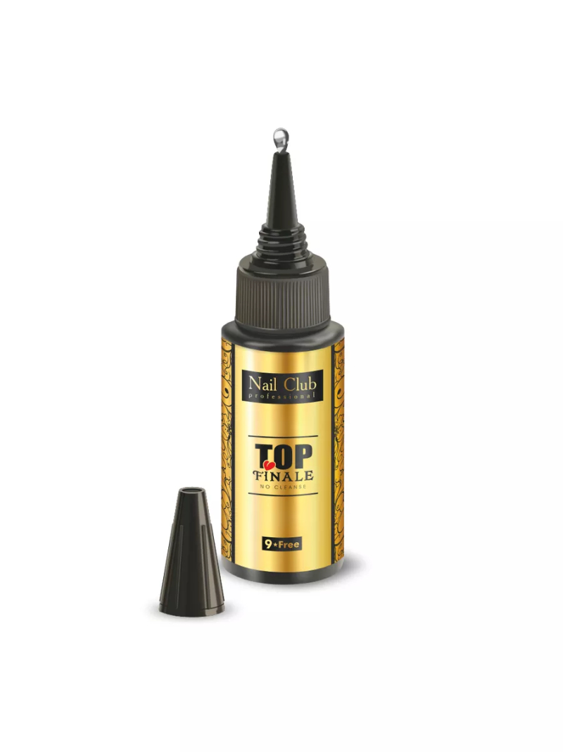 Купить финиш-гель для ногтей без липкого слоя TOP FINALE Nail Club