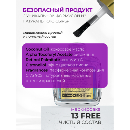 Купить масло для ногтей и кутикулы парфюмированное Molecule