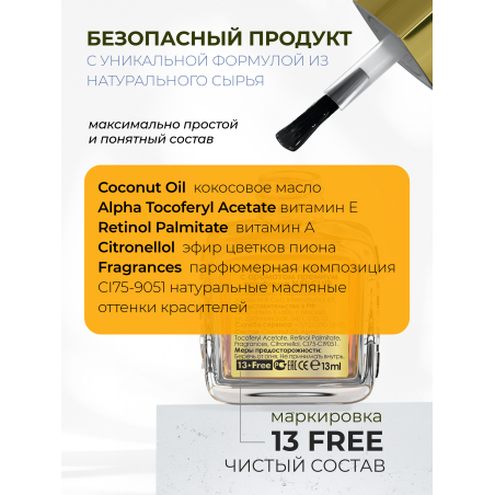 Купить масло для ногтей и кутикулы парфюмированное Aperol Spritz