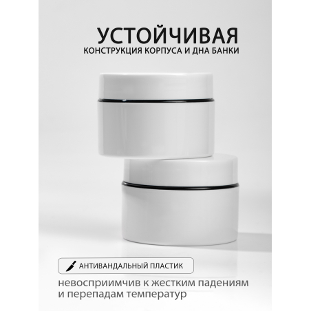 Купить банку для крема с крышкой 20 мл набор 10 шт с доставкой