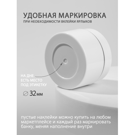 Купить банку для крема с крышкой 20 мл набор 20 шт с доставкой