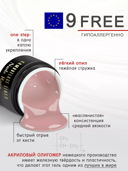 Купить камуфлирующий гель для моделирования ногтей Cover Nude Rose