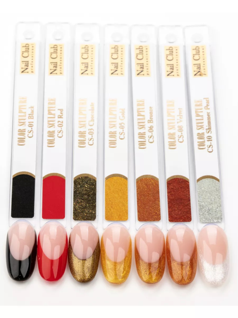 Купить билдер-гель для выкладного френча CS-02 Red COLOR SCULPTURE Nail Club