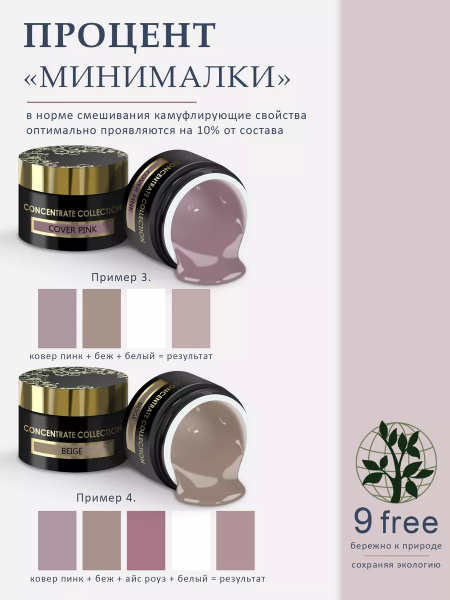 Купить камуфлирующий пигмент для ногтей CONCENTRATE COLLECTION