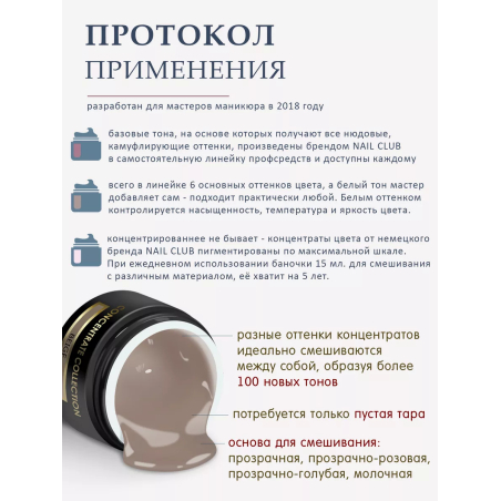 Купить камуфлирующий пигмент для ногтей CONCENTRATE COLLECTION