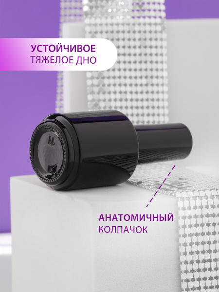 Купить флакон стеклянный пустой с кисточкой гель-лака 1 шт с доставкой