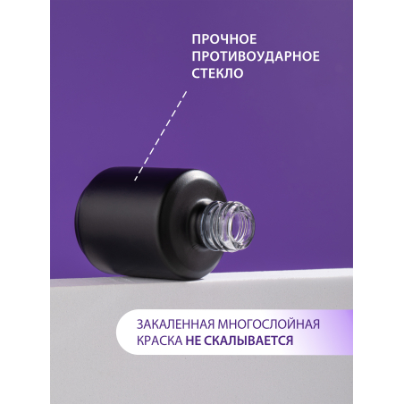 Купить флакон с кистью для гель лака стеклянный пустой 3 шт с доставкой