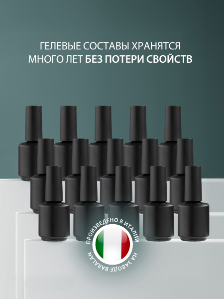 Купить пустая стеклянная тара для мастера маникюра 16 мл 10 шт с доставкой