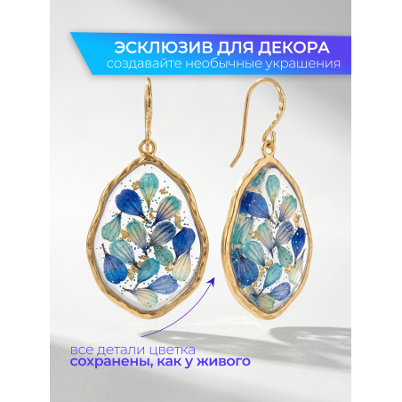 Купить сухоцветы для дизайна ногтей декора и поделок LUXE 04S с доставкой по всей России