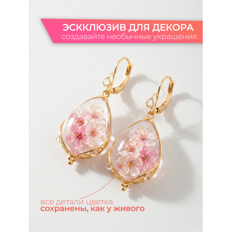 Купить сухоцветы для дизайна ногтей декора и поделок LUXE 12S с доставкой по всей России