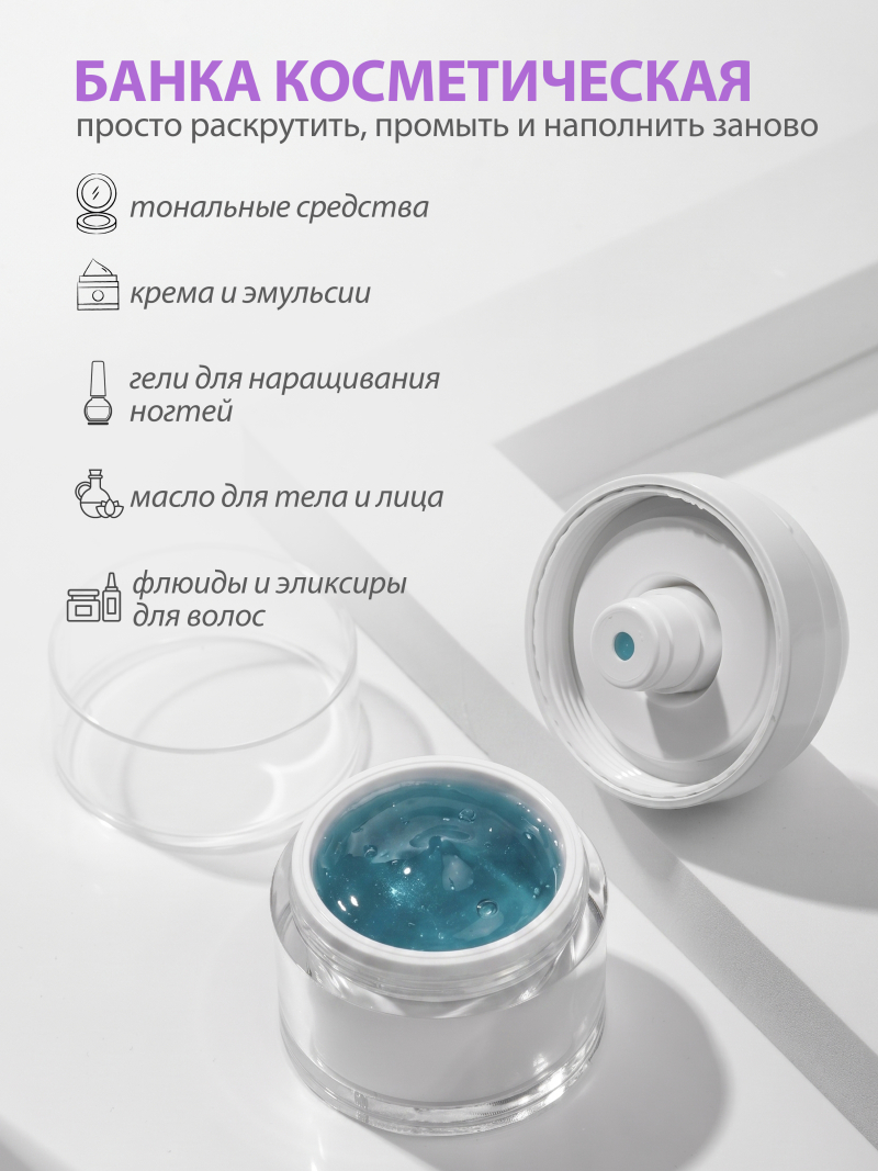 Купить Банка с дозатором 15 мл 1 шт с доставкой