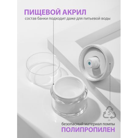 Купить Банка с дозатором 15 мл 1 шт с доставкой
