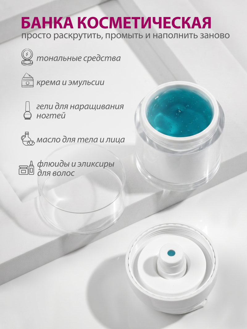 Купить Банка с дозатором 30 мл 1 шт с доставкой