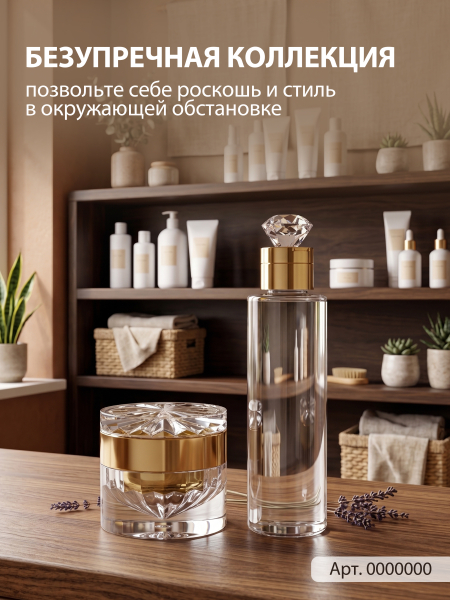 Купить баночка для крема красивая хрустальная 1 шт с доставкой