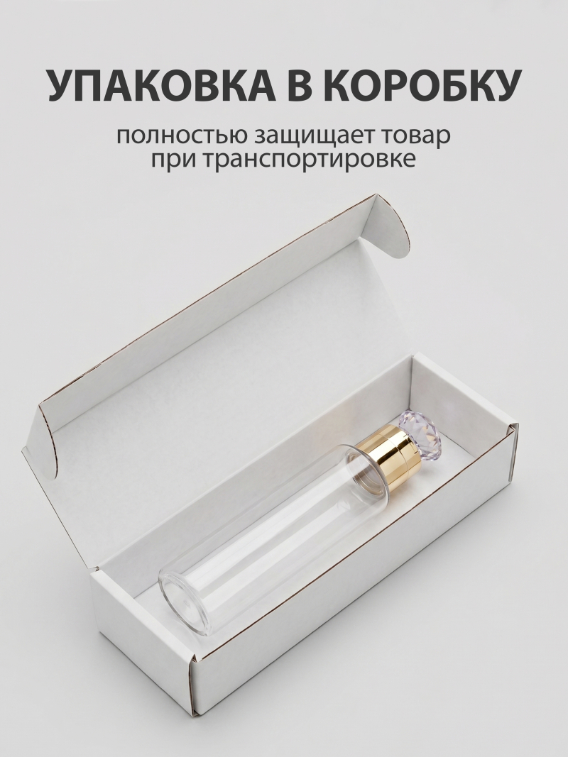 Купить флакон косметический флип топ кристалл 200 мл 1 шт с доставкой