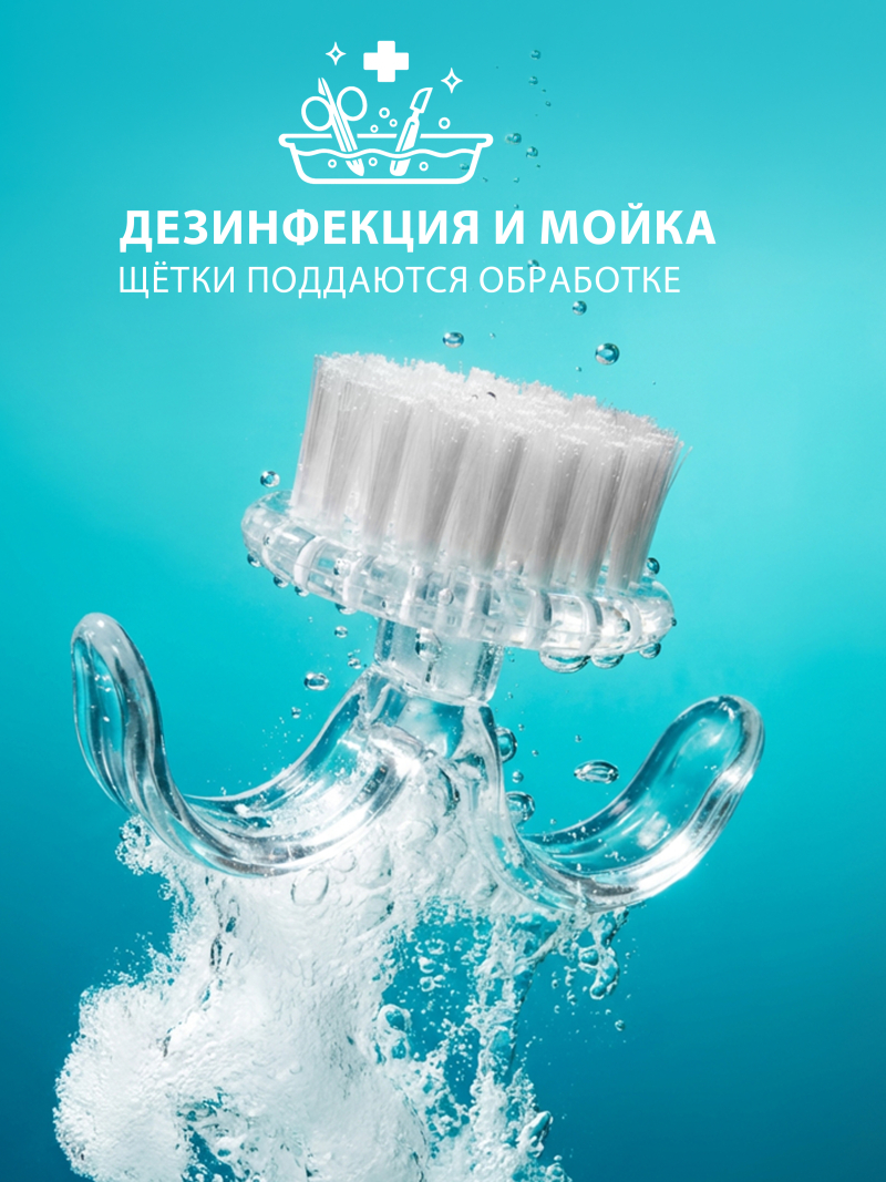 Купить круглая кисть сметка держатель на 2 пальца 2 шт