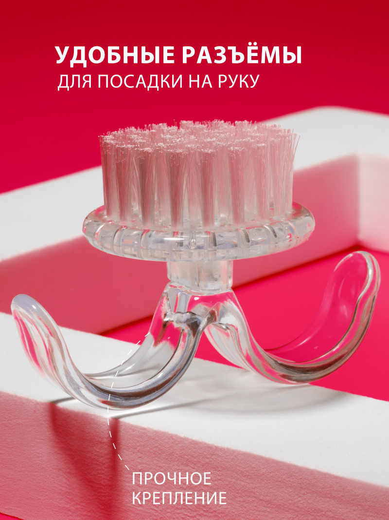 Купить круглая кисть сметка держатель на 2 пальца 2 шт