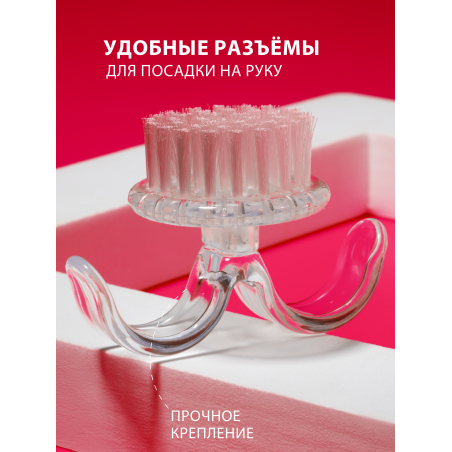 Купить круглая кисть сметка для маникюра на 2 пальца 3 шт