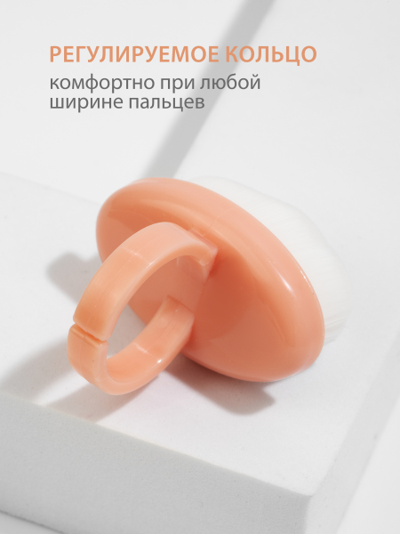 Купить кисть для маникюра бежевая набор 3 шт